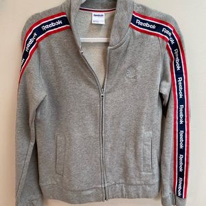 Grey Rebook zip up